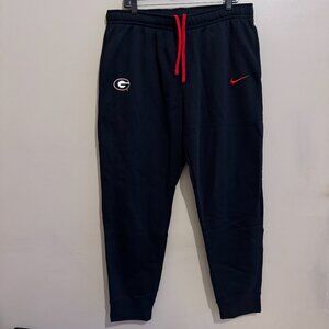 Nike UGA Georgia Bulldogs On-Field Player Team Issue PE Sweatpants Black NEW
